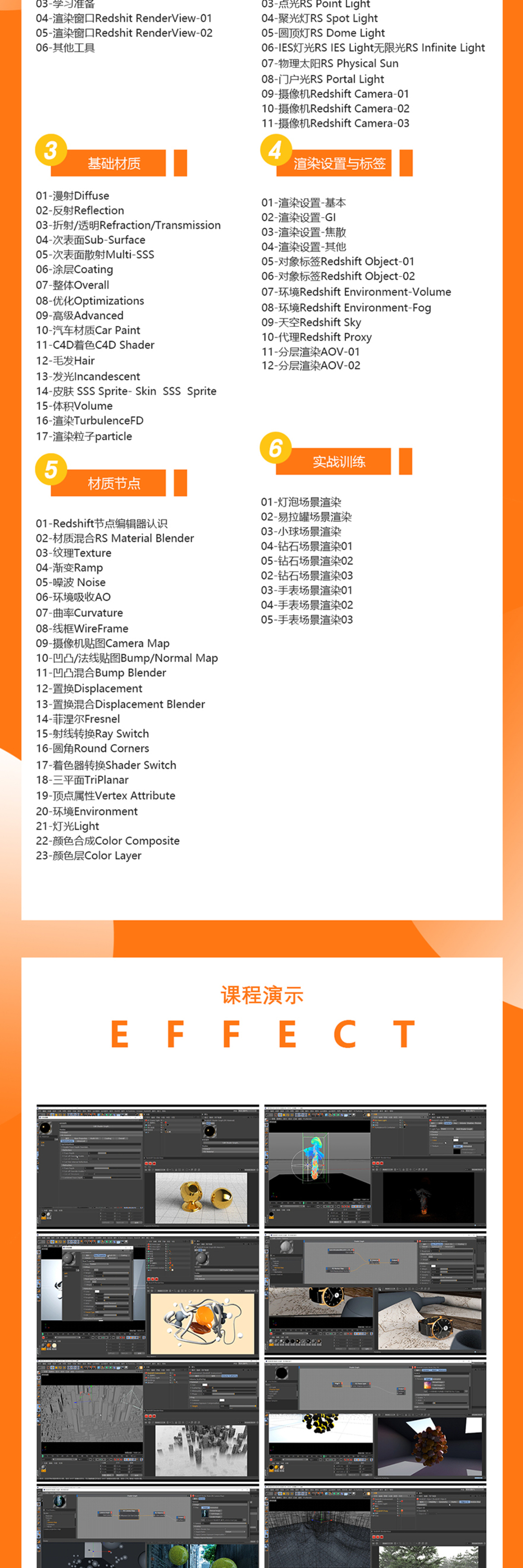 Redshift for C4D全面渲染教程