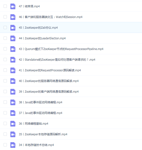 ZooKeeper实战与源码剖析
