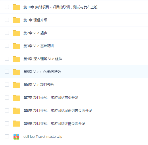 超清-Vue2.5开发去哪儿网App 从零基础入门到实战项目