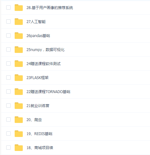 达内Python1903班【完整 无加密】