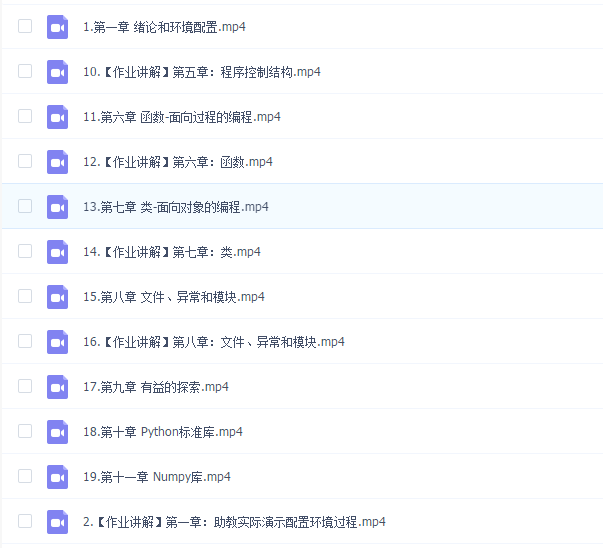 深度之眼Python基础+数据科学入门训练营(完结)