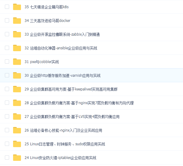 马哥Linux高端运维云计算就业班