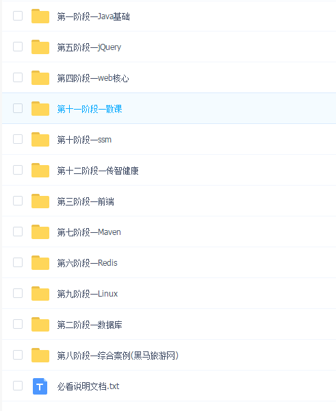 2019传智播客Java黑马课程