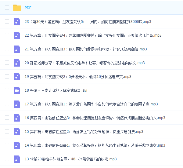 30天卖货破万计划训练营