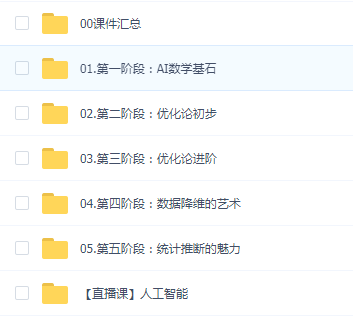 网易云微专业 - 人工智能数学基础