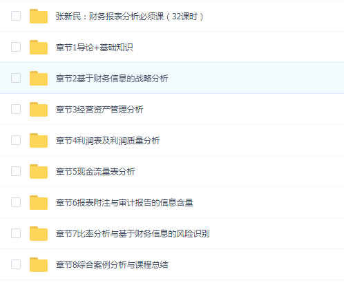 张新民《财务报表分析》完整版(赠财务报表分析必须课)