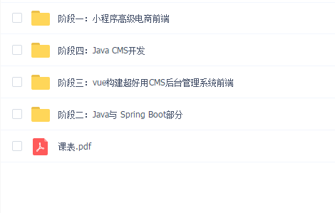 Java全栈工程师:从Java后端到全栈,高级电商全栈系统大课(共30周)