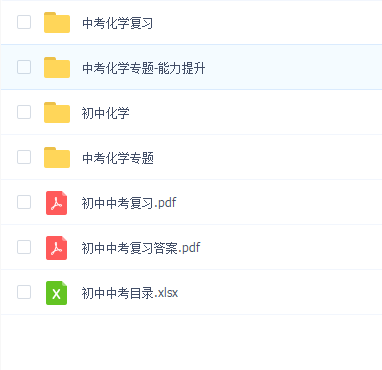 乐乐课堂初中化学