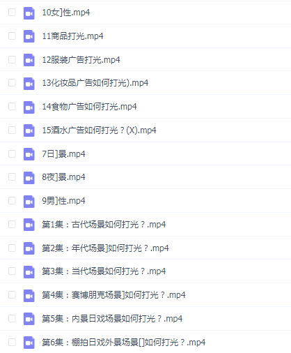 15大场景灯位复盘,教你学会电商广告打光
