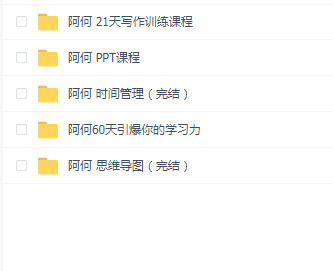 阿何 (时间管理PPT思维导图学习力)系列课程