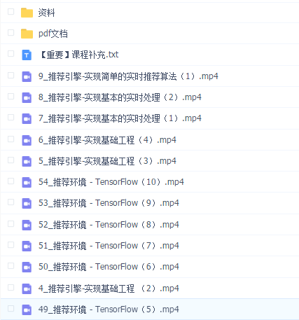推荐系统算法工程师 从入门到就业