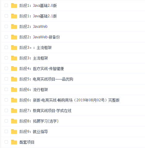 博学谷 - 2019JavaEE在线就业班2.0版(300G 13771个文件)
