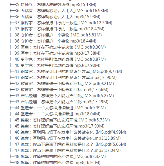得到 48节思维课