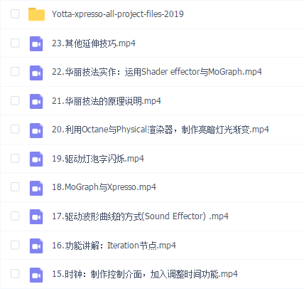 【YOTTA】C4D XPresso|从初阶到进阶-资深动画师都想学习的C4D技巧