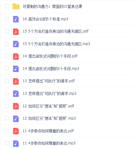 樊登:可复制的沟通力(mp3+pdf)