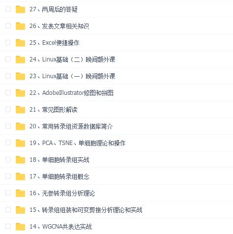 转录组数据分析