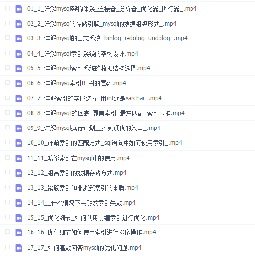 MySQL精讲训练营