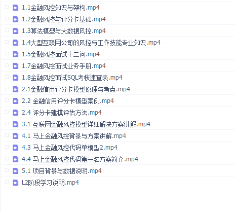 小象金融与风控工程师