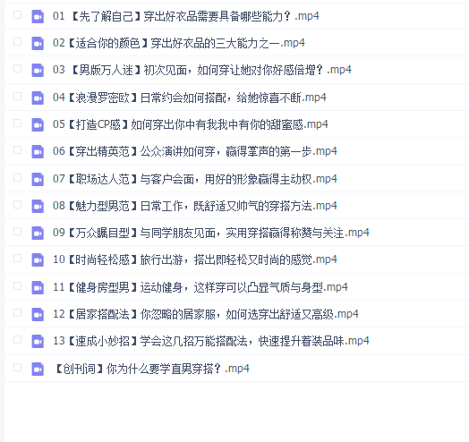 男士穿搭形象教学