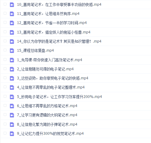 高效笔记术
