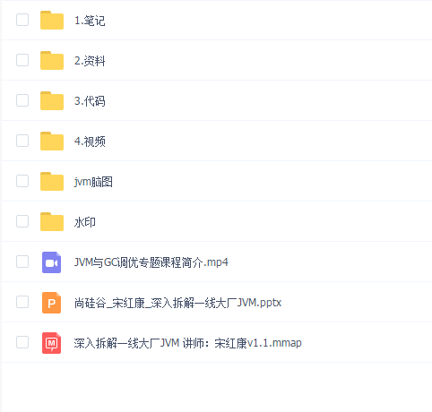 大厂学院JVM与GC调优(赠思维导图jvm脑图)