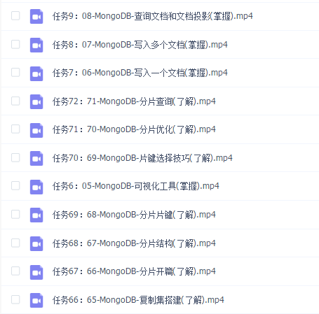 从零玩转MongoDB4.X+新特性