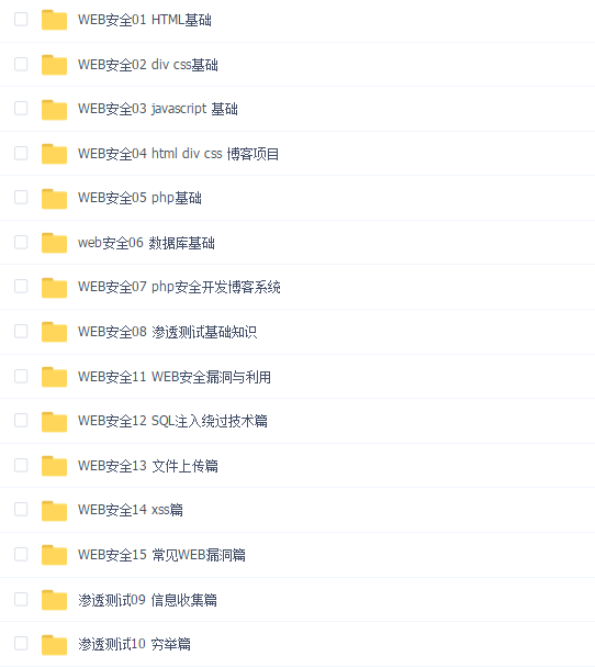 暗月全栈渗透测试2021