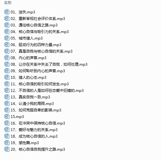 魔鬼交际学阮琦《核心自信课》