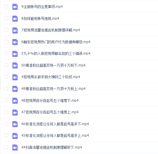 孤狼:短视频运营实操课