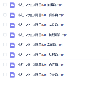 红商学院 无畏小红书博主训练营3.0 已完结