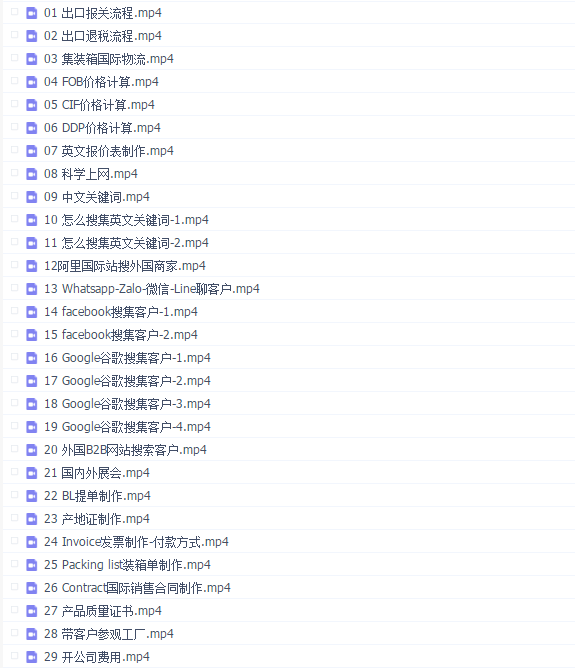 业仔外贸:外贸出口详解30节0基础学习