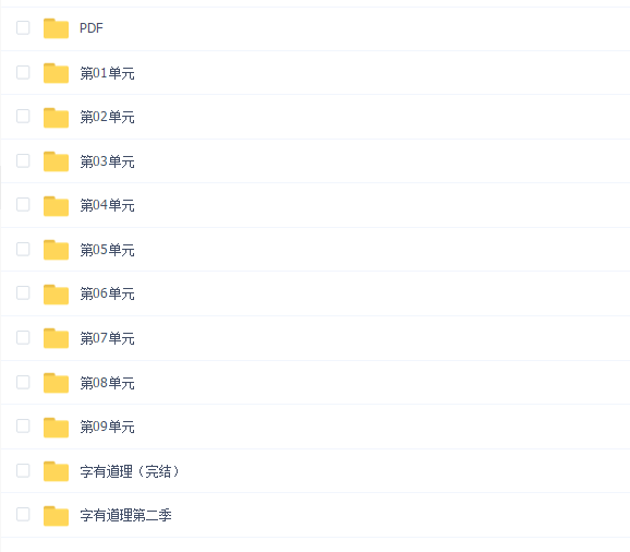 字有道理整理