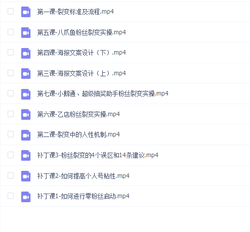 当猩学堂粉丝裂变训练营,0-1-1w爆发式增长,24小时不断的涨粉-睡觉也在涨-16节课