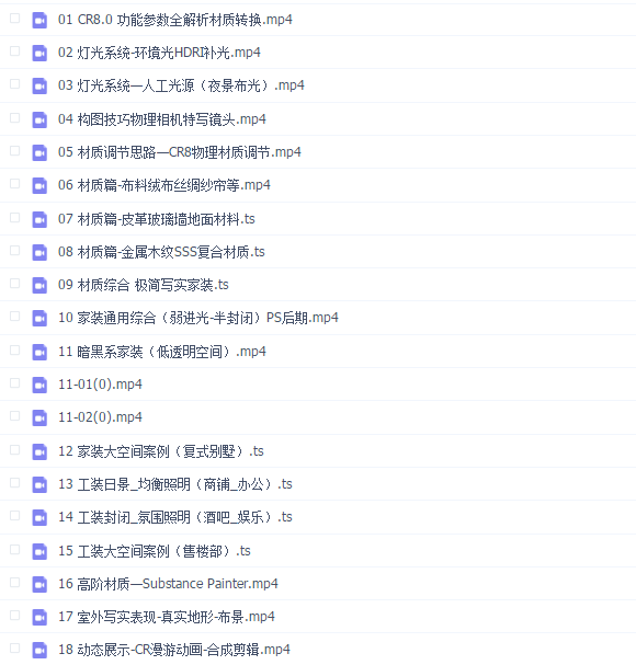 冯派18期 Corona8 0高级渲染班