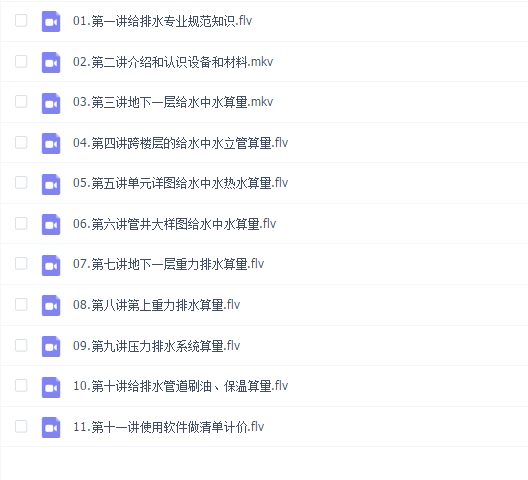 【张童】安装计量GQI2021高层建筑给排水图纸算量