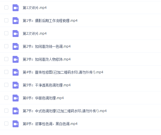 婚礼快修的速成秘籍 从选片到出片系统性修图全套知识精讲调色修片技巧提高婚礼修图效率出高质量客片12.2GB