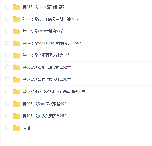 51CTO Linux高级架构师实战提升