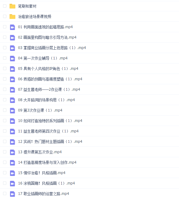 益生菌2022第8期商业插画课