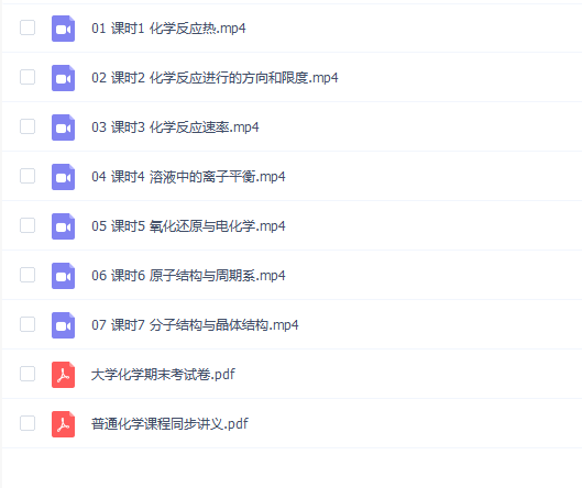 【大学化学普通化学速成】大学化学普通化学速成期末考试不挂科期