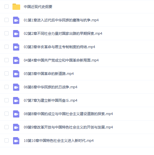 【中国近现代史速成】中国近现代史速成期末考试不挂科期末突击课