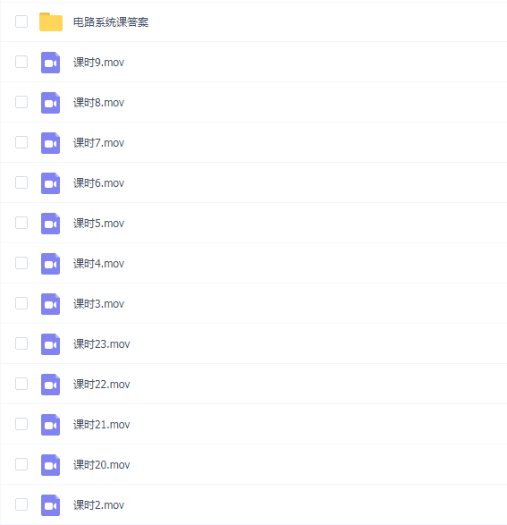 【电路系统课】电路系统课期末考试不挂科期末突击课