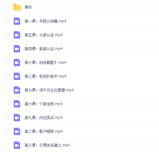 「滑头老师」2022年滑头老师 滑头老哥 十天主力狙击训练营视频课