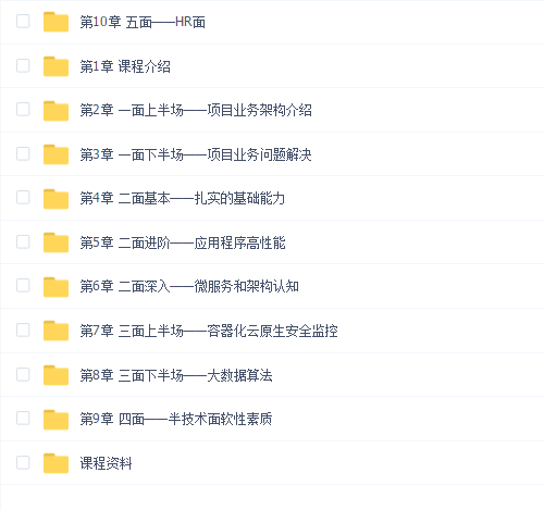 Java高级面试突围课 ,搞定Java中高级面试的必考点