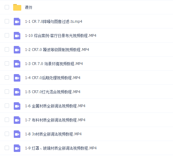 点艺学堂 《CR专题基础课》