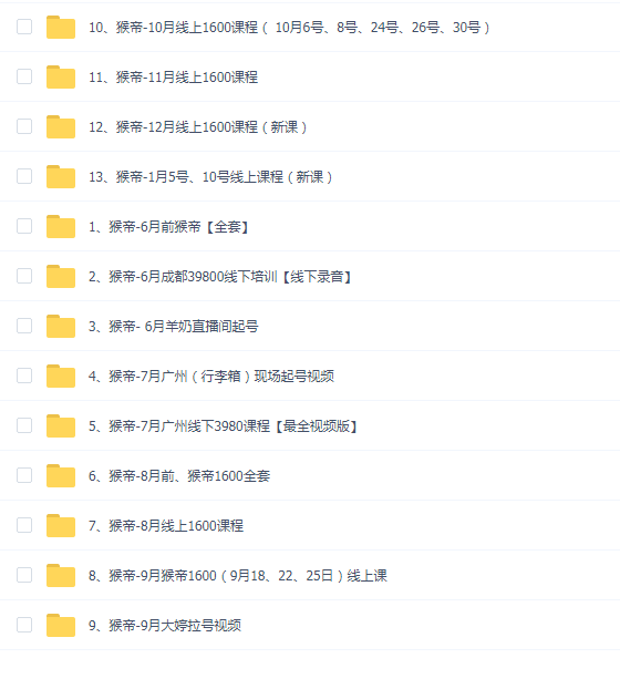 猴帝教程合集(263G)