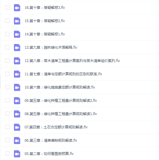 刘老师带你学做园林绿化预算
