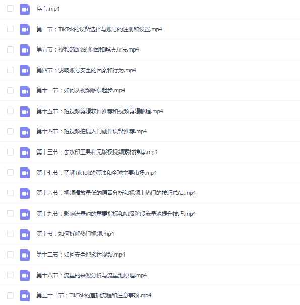 TikTok 进阶实战课