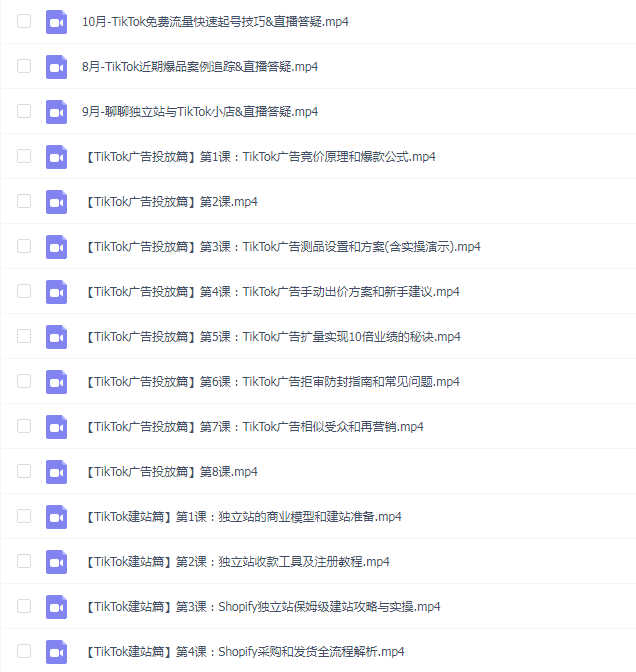 电商学长Ethan·TIkTok电商变现实战课
