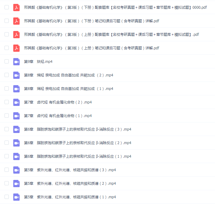 邢其毅 考研《基础有机化学》(第三版)主讲老师:孟庆安