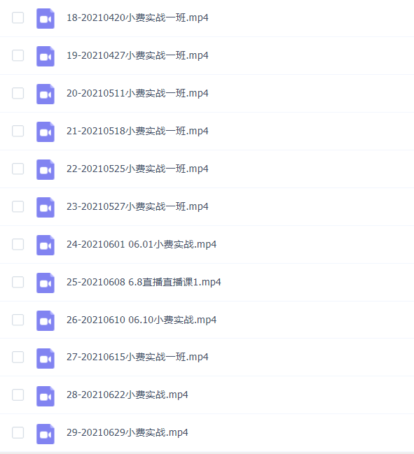 【小费老师】2020年小费财经 小费金融缠论小费 实战一期班视频